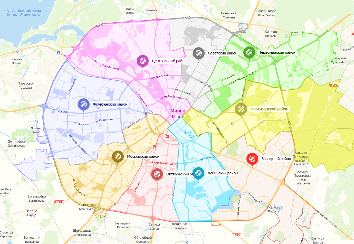 Карта доставки